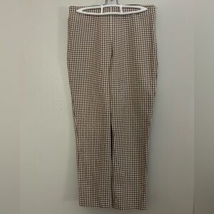 Theory Skinny Legging Pants Gingham Size 8